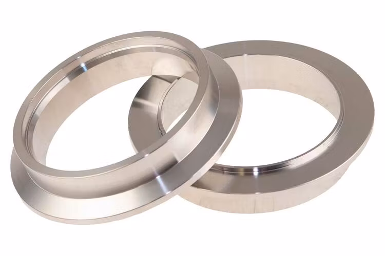 V-Bands fläns Downpipe 3.5"  Garrett G40 G42 G45 T4 Twin