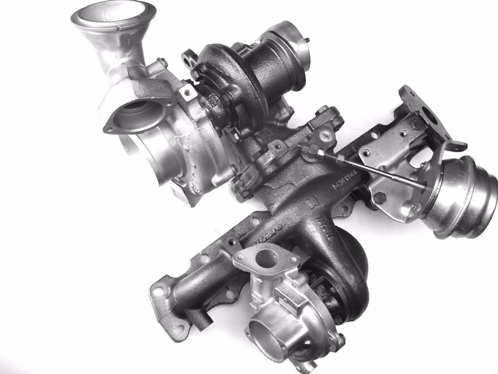 10009980164 BorgWarner renoverad 2stegsturbo till Volvo D5 2,4L : D5244T12  ( Bytesturbo )