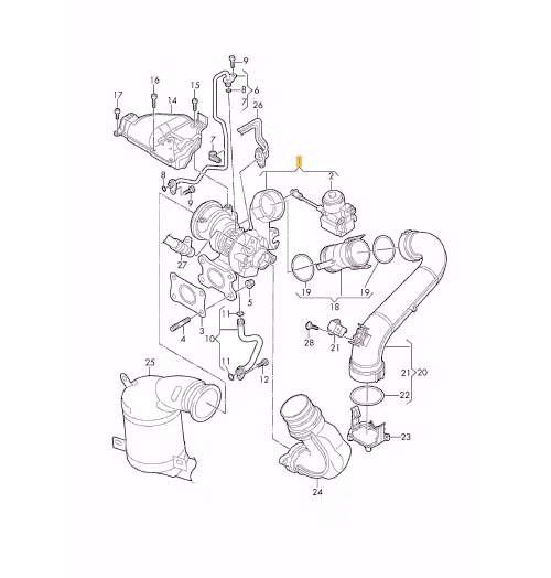 9V207 IHI Fabriksny original turbo Audi / Volkswagen Plug-in Hybrid. ( Storsäljare )