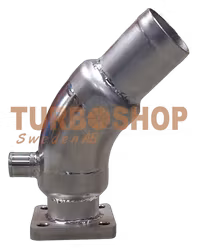 Avgasknä rostfritt för Volvo Penta 2010, 2020, 2030, 2040, D1, D2