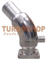 Avgasknä rostfritt för Volvo Penta 2010, 2020, 2030, 2040, D1, D2