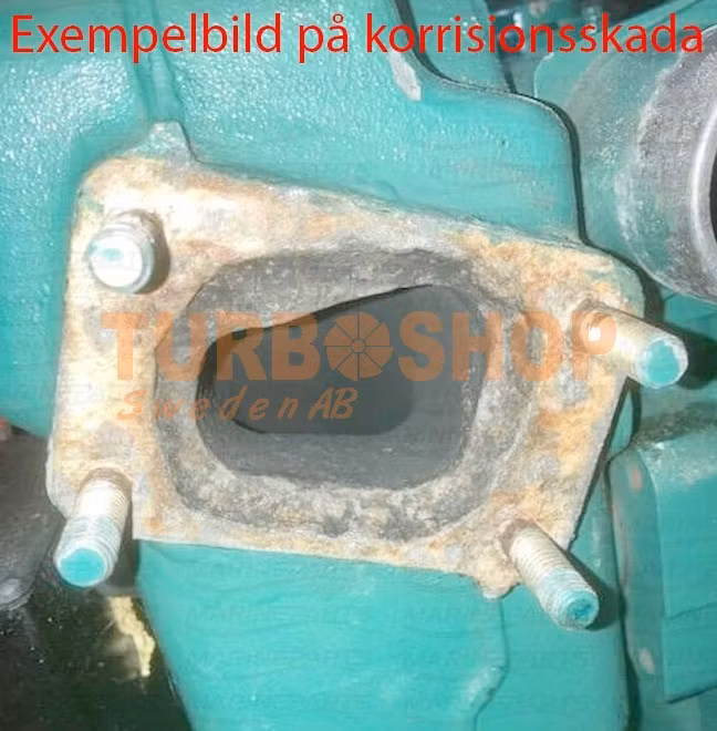 Avgasflänssats, uppgradering för Volvo Penta D2-50 & D2-55