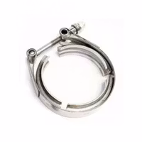 Garrett 446397-0364 downipe v-bandsklämma  3.60" for Garrett GTX30 - GTX35 Gen II, G25, G30, G35, Borg Warner EFR turbos