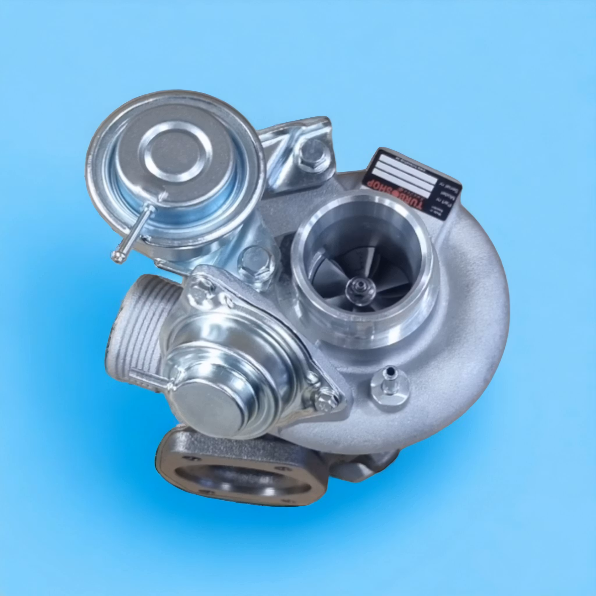 Turboshop Fabriksny TD04HL-16T turbo med 7ans vinklade avgashus ( 280-320 hk ) ( Volvo ) TD04 16T