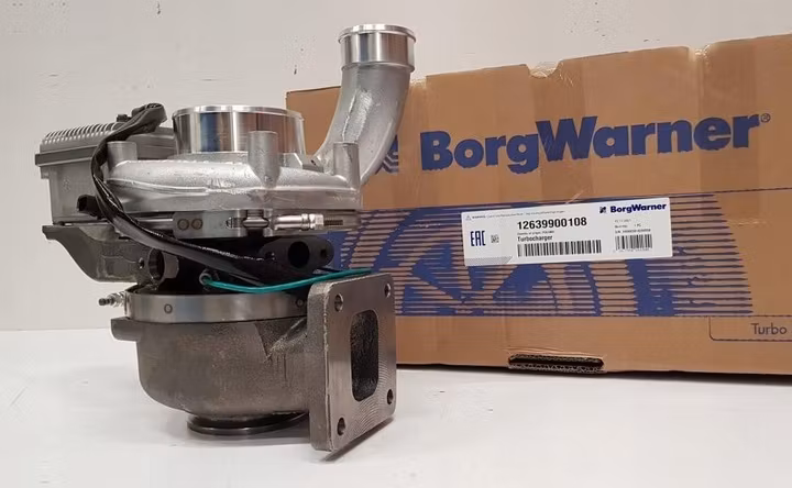 12639900108 Borgwarner reman  Fabriksrenoverad original John Deere OEM : RE542390,RE548373,RE548374,SE501979 ( Bytesturbo )