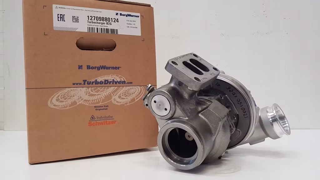 12709880124 BorgWarner B2G fabriksny original turbo som sitter på : EC350D-TCD7.8 L6 OEM 04913211, 0491 3771, 0491 3773, 0491 5622, 23027236