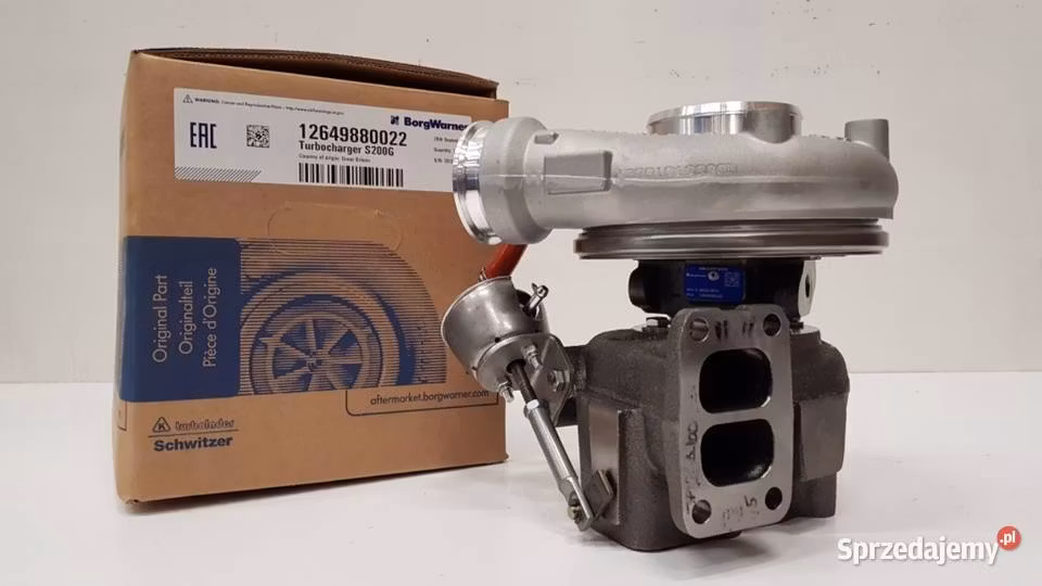 12649880022 BorgWarner S200G Fabriksny originalturbo
