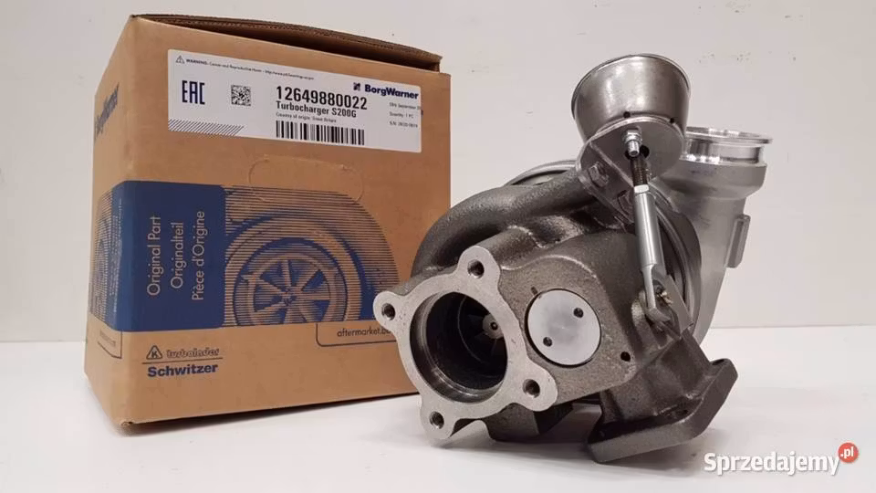 12649880022 BorgWarner S200G Fabriksny originalturbo