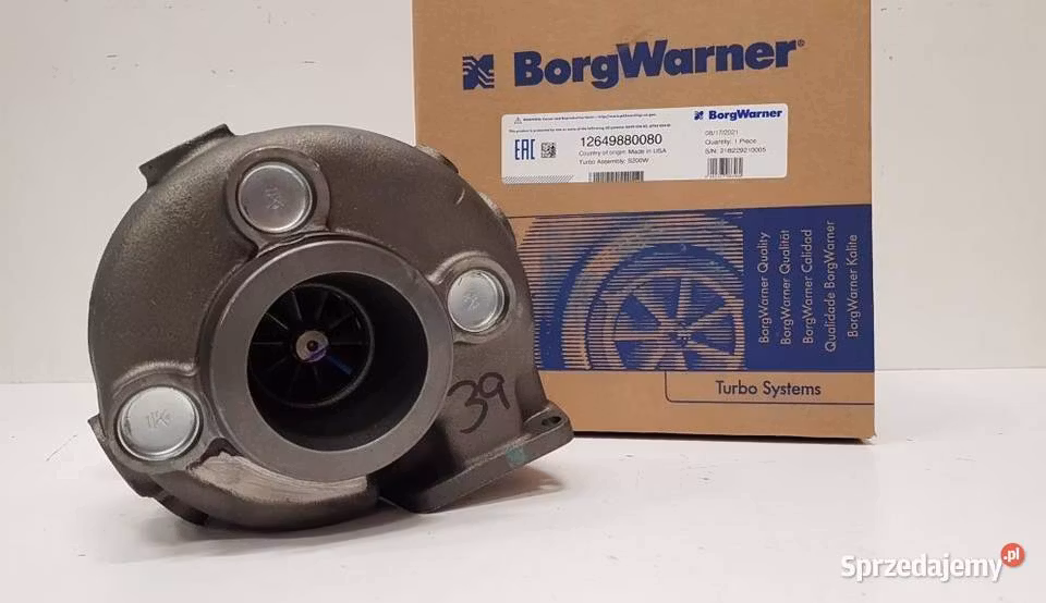 12649880080 BorgWarner S200W073 Fabriksny originalturbo.