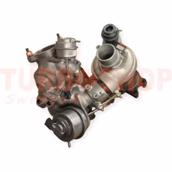 810358-5005S  Renoverad Garrett dubbelturbo Mazda 2.2 D motorkod : SHY1 OEM :  SH0113700E 3 6 CX-5 ( Bytesturbo )