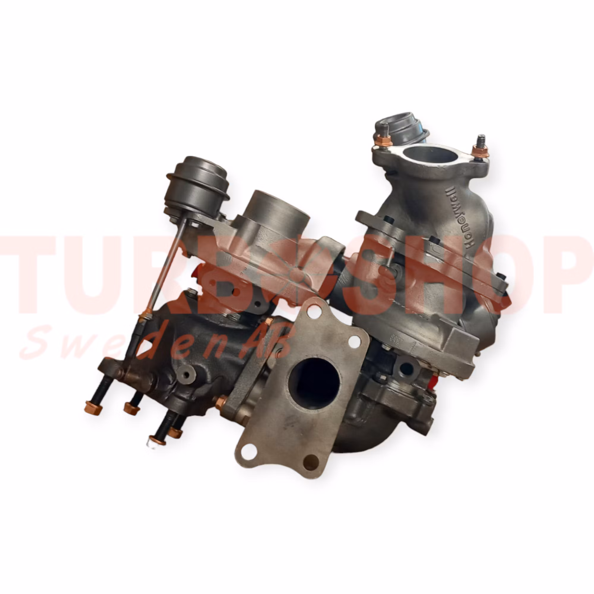 810358-5005S  Renoverad Garrett dubbelturbo Mazda 2.2 D motorkod : SHY1 OEM :  SH0113700E 3 6 CX-5 ( Bytesturbo )