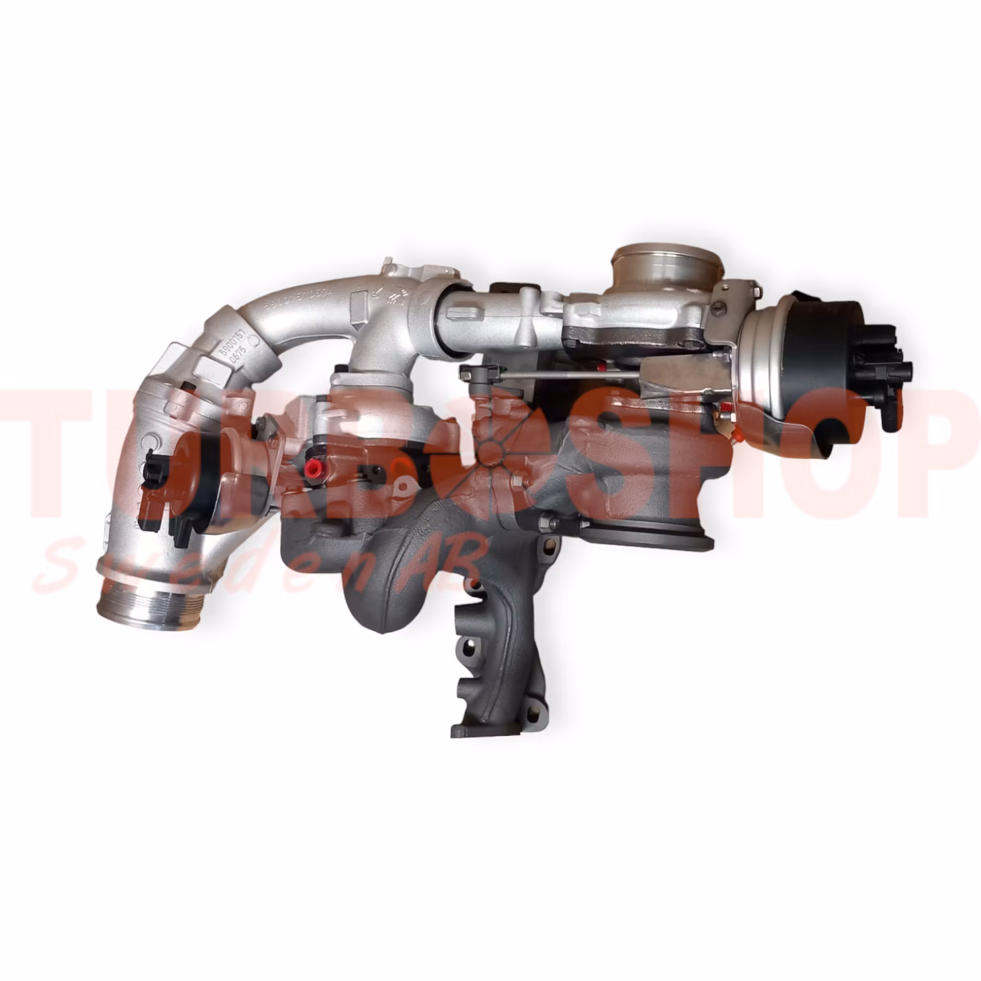 10009880383 Renoverad bytesturbo  Bi-turbo VW crafter / Transporter T5 T6 2.0 BI TDI  ( Storsäljare )