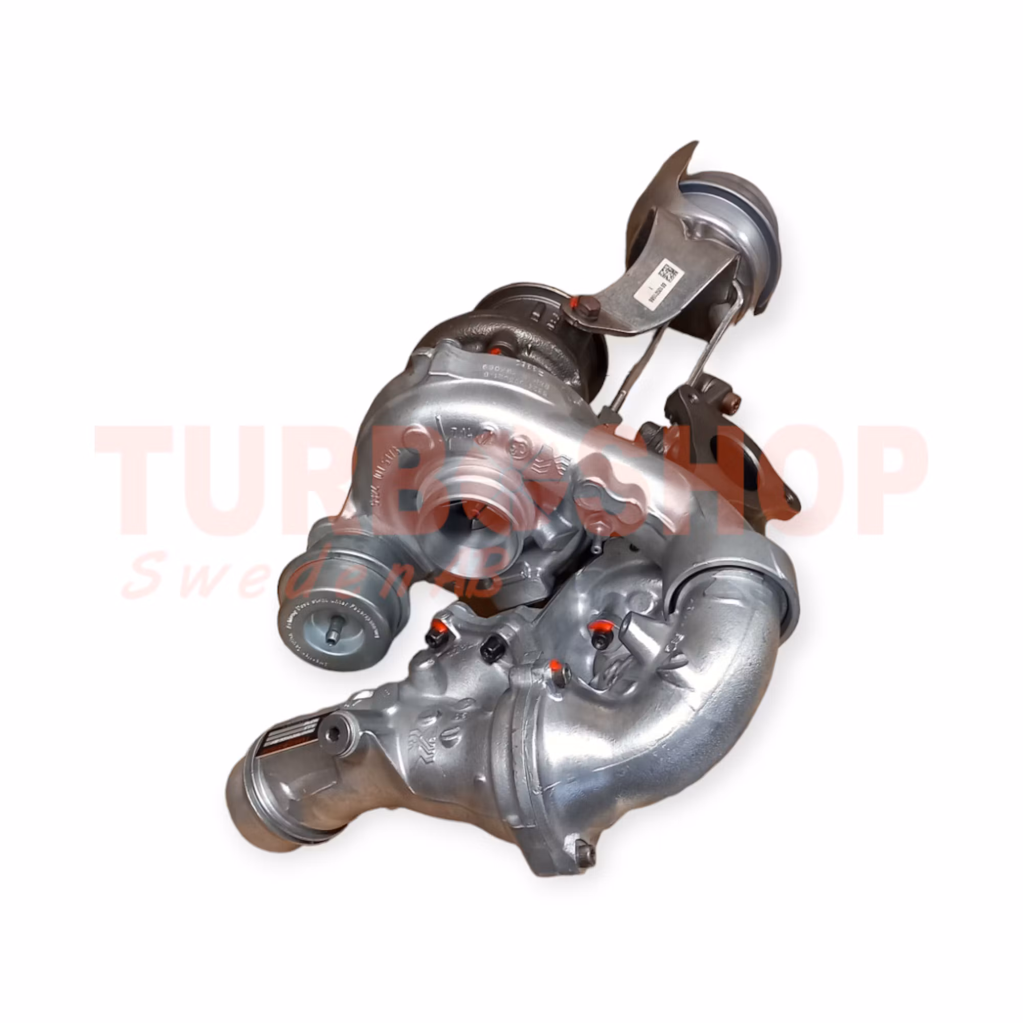 10009880166 BorgWarner R2S renoverad originalturbodubbelturbo Mercedes
