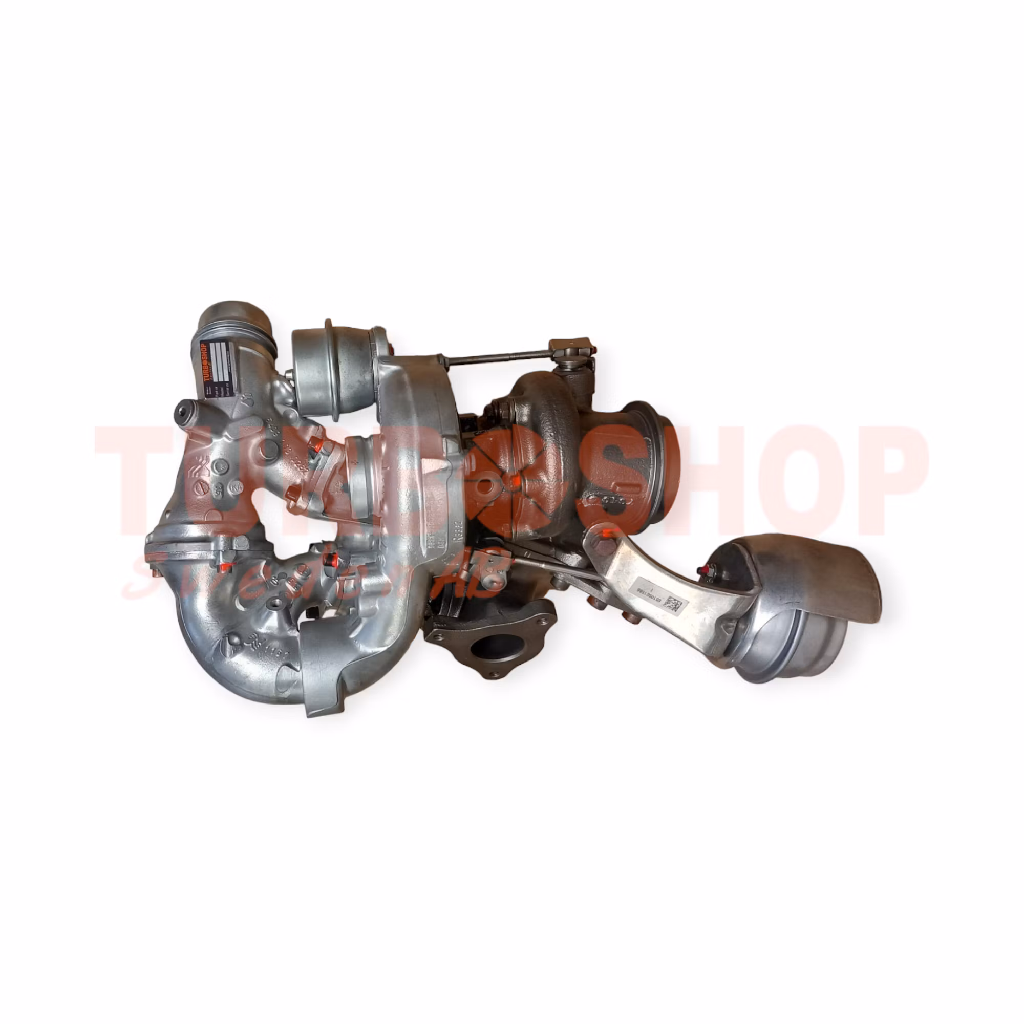 10009880166 BorgWarner R2S renoverad originalturbodubbelturbo Mercedes