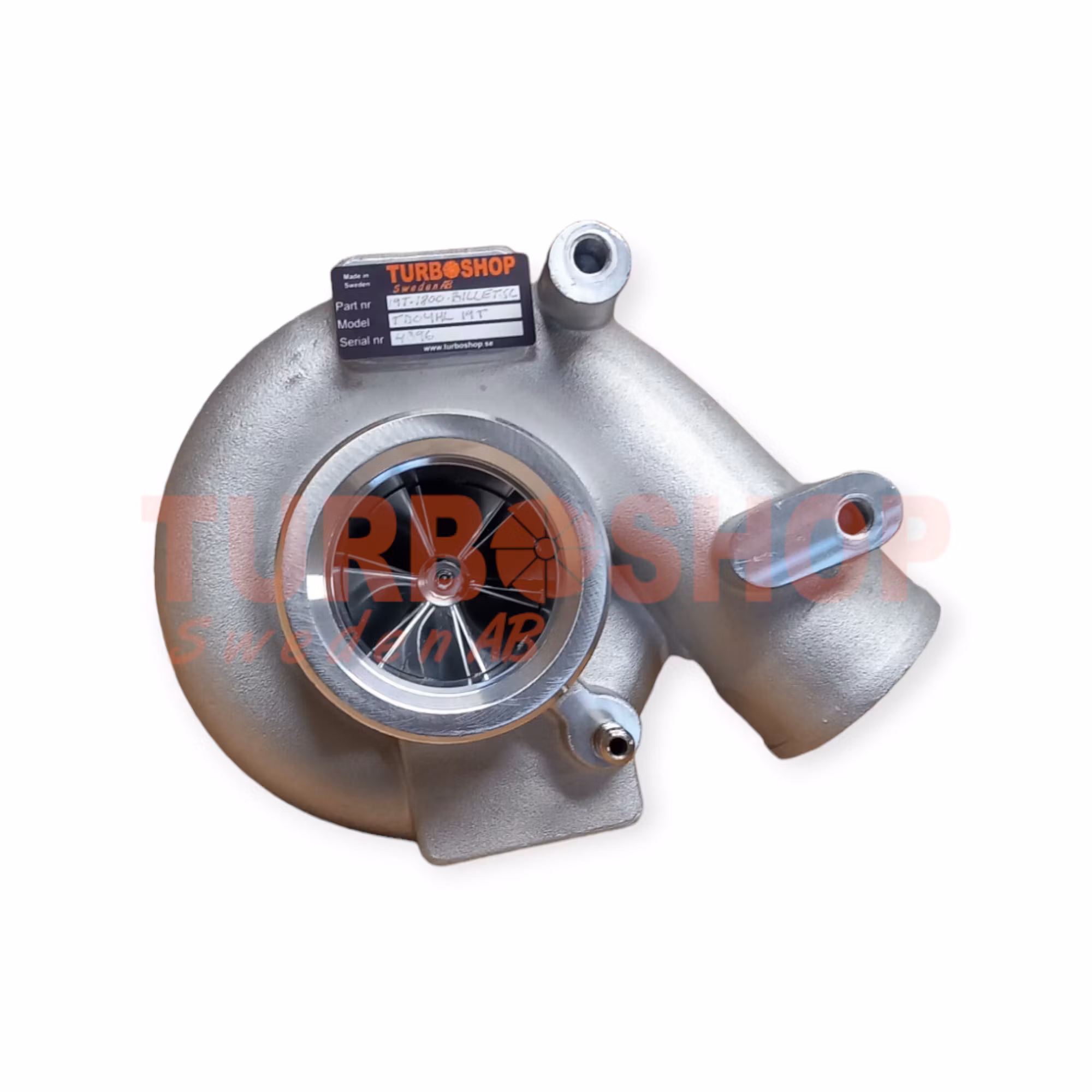 49189-01800 Supercore TD04 19 T TD04HL-19T Billet Saab Aero 1999‑2005 49189-01800 OEM nummer : 55559825,9172180 (Billet upgrade 19T)