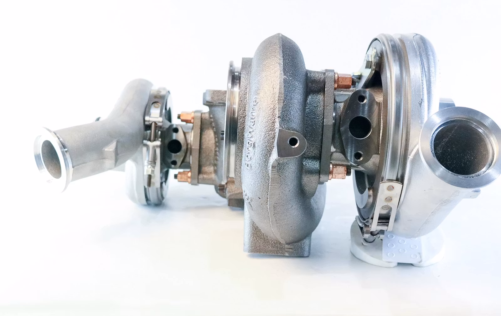 10009880128 MAN 6.9 dubbelturbo fabriksny Borgwarner originalturbo.