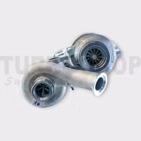 10009880128 MAN 6.9 dubbelturbo fabriksny Borgwarner originalturbo.