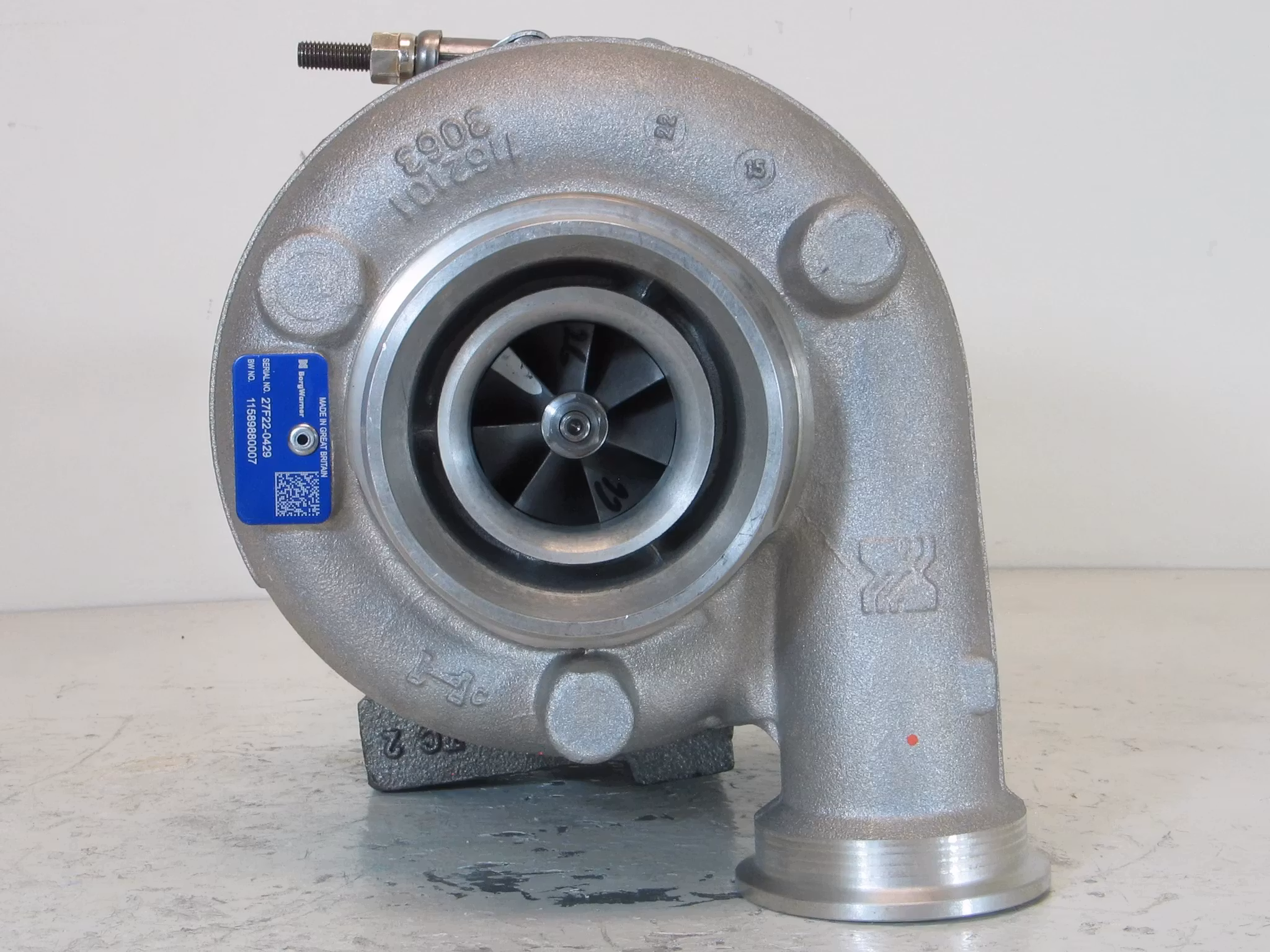 11589880010 BorgWarner fabriksny originalturbo Deutz : TCD2012L4-2V