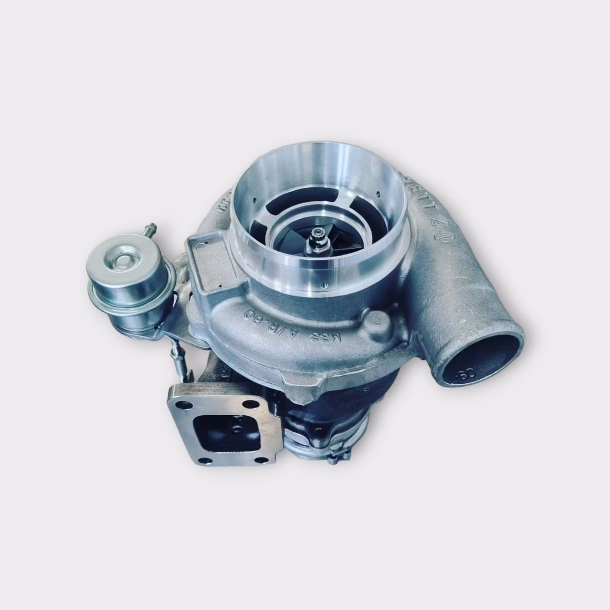 Garrett GT3076R komplett med intern wastegate samt adapter T3 / V-band A/R 0,82