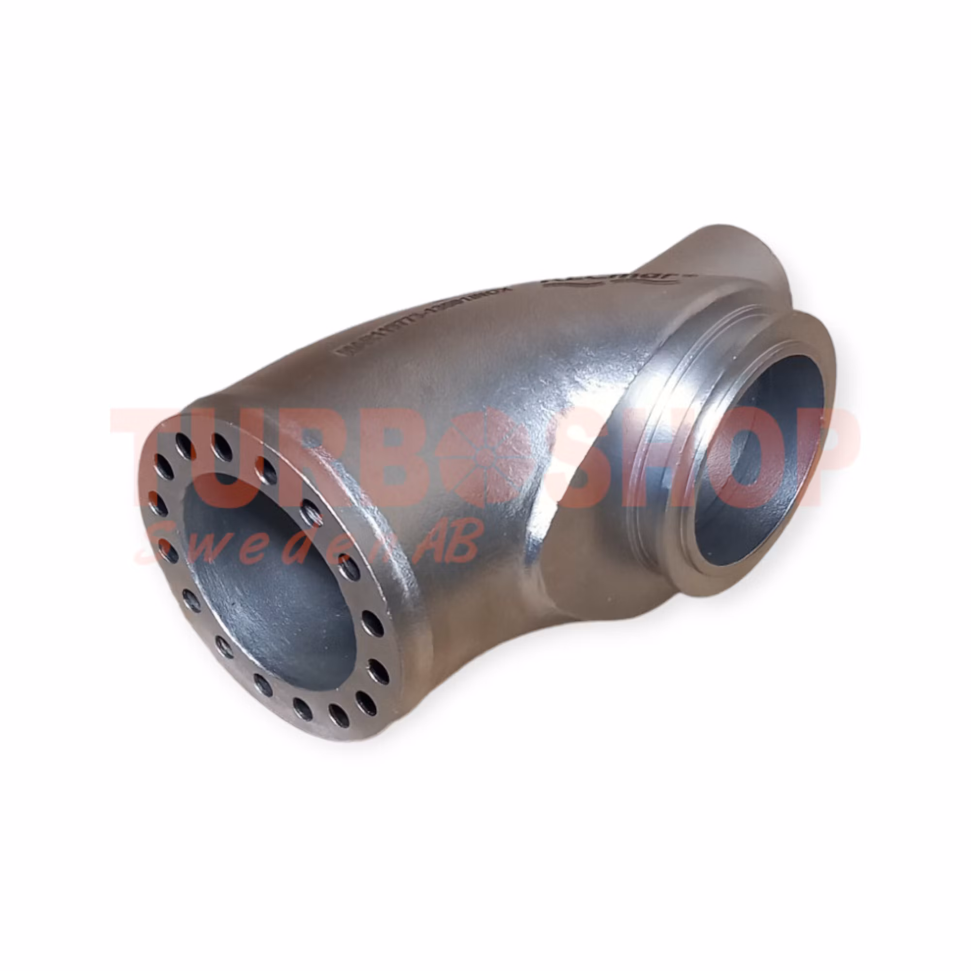 Avgasknä Yanmar  4LHA, 4LHA-STP, 6LP, 6LPA-STP2 Rostfri