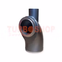 Avgasknä Yanmar  4LHA, 4LHA-STP, 6LP, 6LPA-STP2 Rostfri