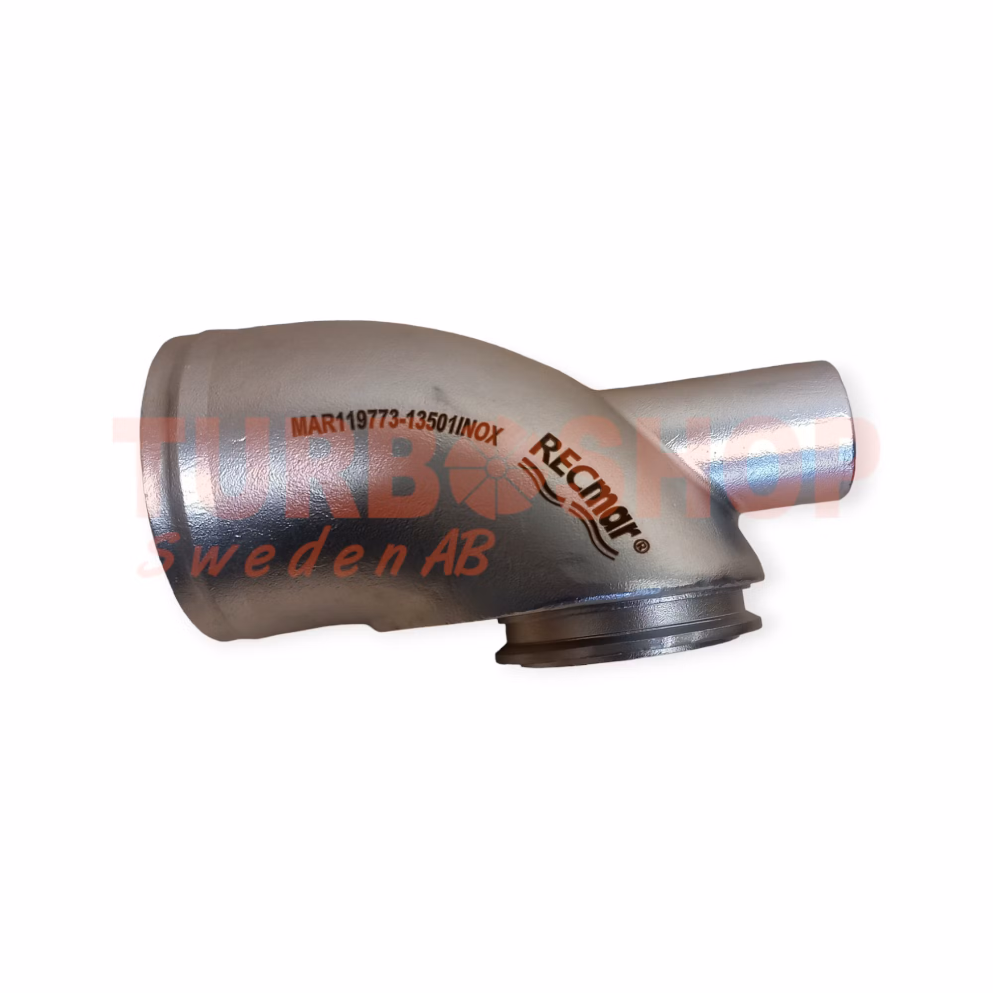 Avgasknä Yanmar  4LHA, 4LHA-STP, 6LP, 6LPA-STP2 Rostfri