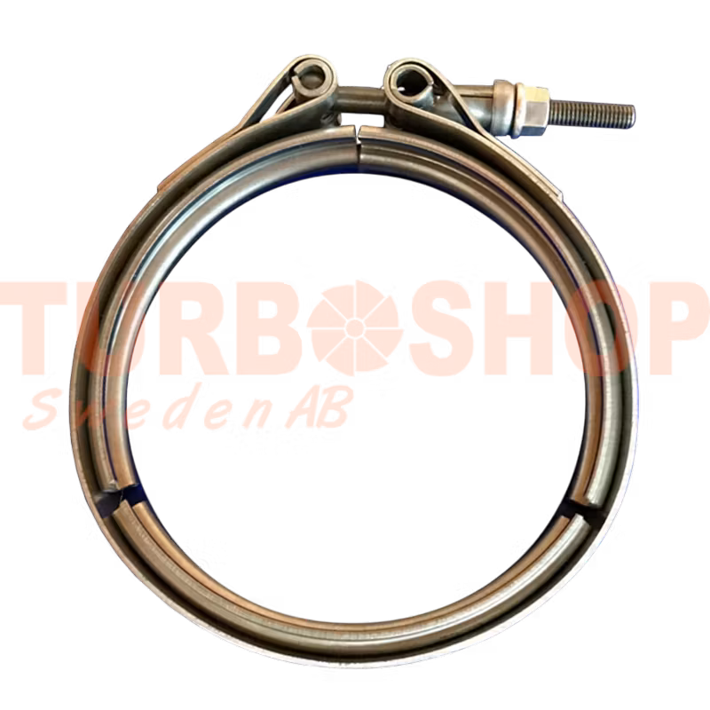 Avgasklämma till avgaskrök och turbo för Volvo Penta D4, D6 dieselmotorer