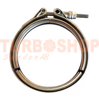 Avgasklämma till avgaskrök och turbo för Volvo Penta D4, D6 dieselmotorer