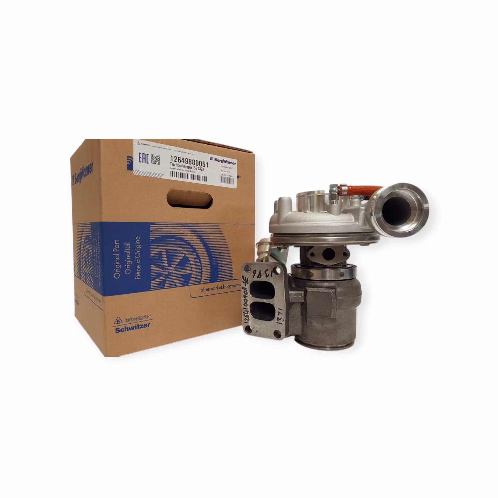 12649880051 BorgWarner fabriksny originalturbo OEM : 04912598 4912598 9021860395 21860395 04911218 4911218