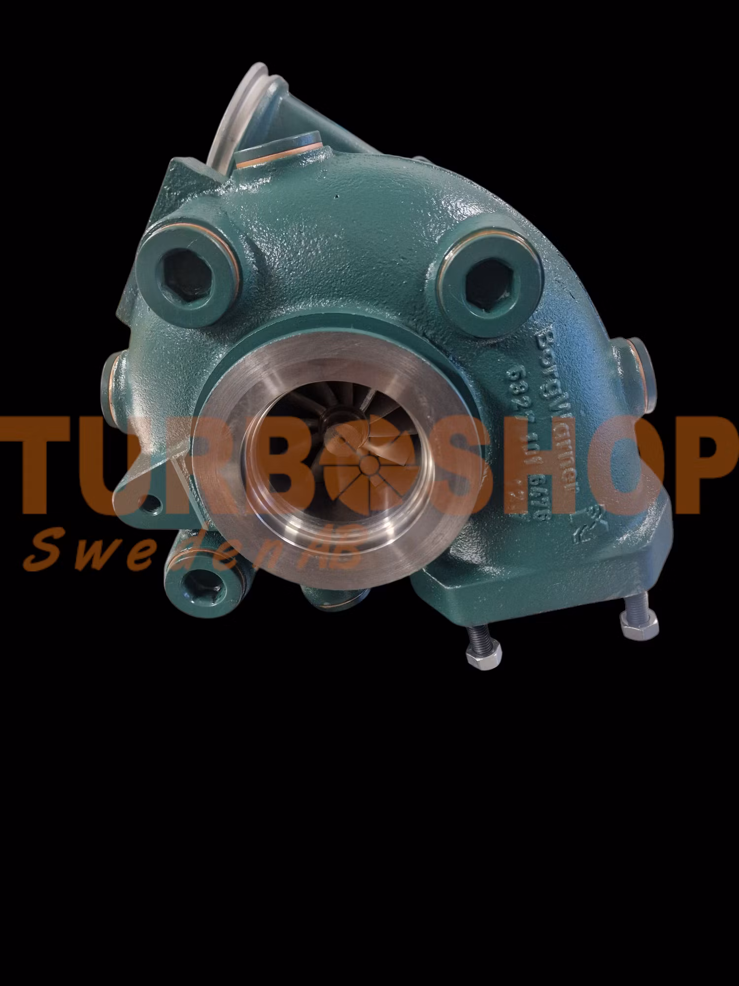 53279887194 Volvo Penta D6-435 turbo med rostfri hylsa - BorgWarner K27 Volvo penta OEM : 3809911 D6 435 hk. (Bytesturbo )