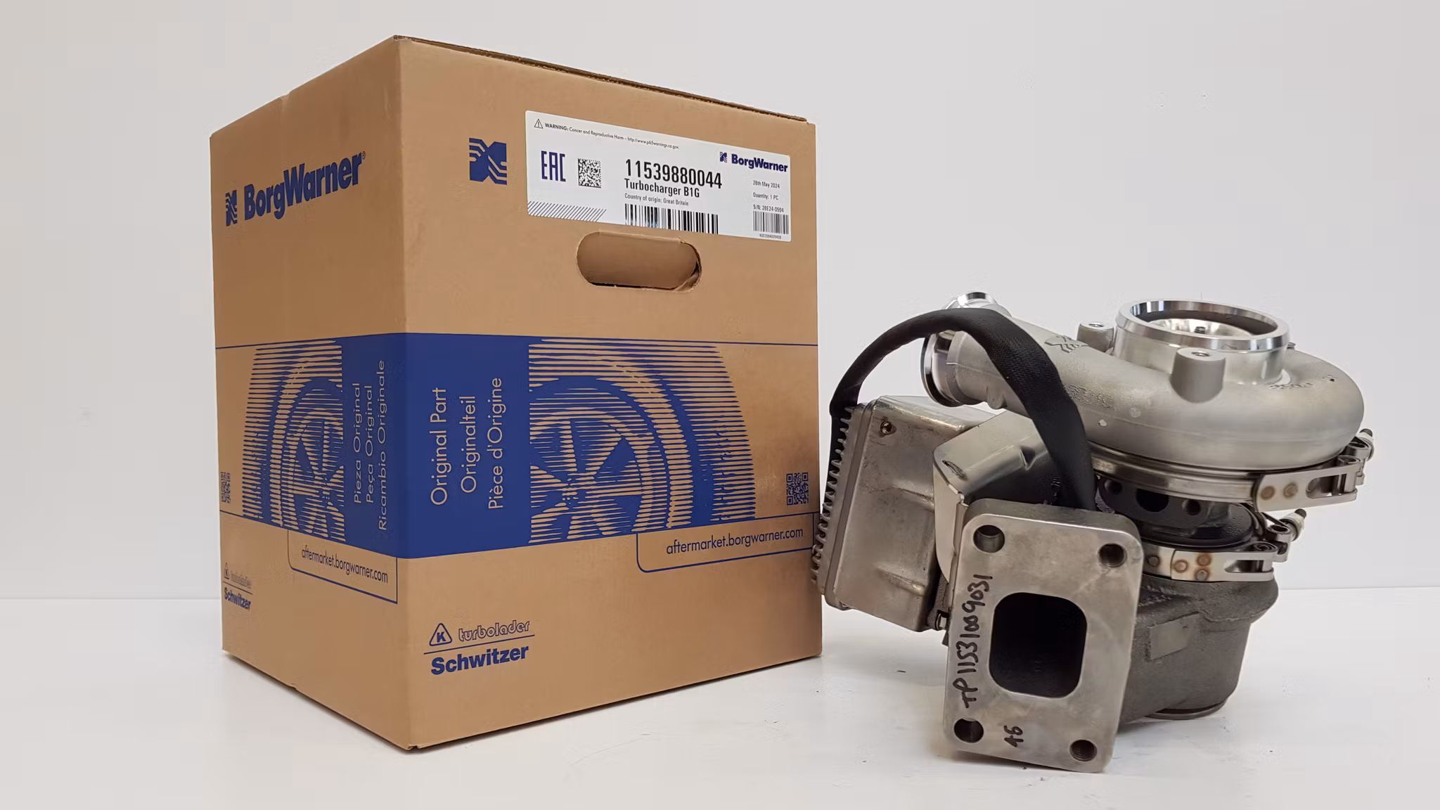 11539880044 - BorgWarner fabriksny originalturbo OEM : 4512299 04512299KZ  0451-2299 ( Bytesturbo )