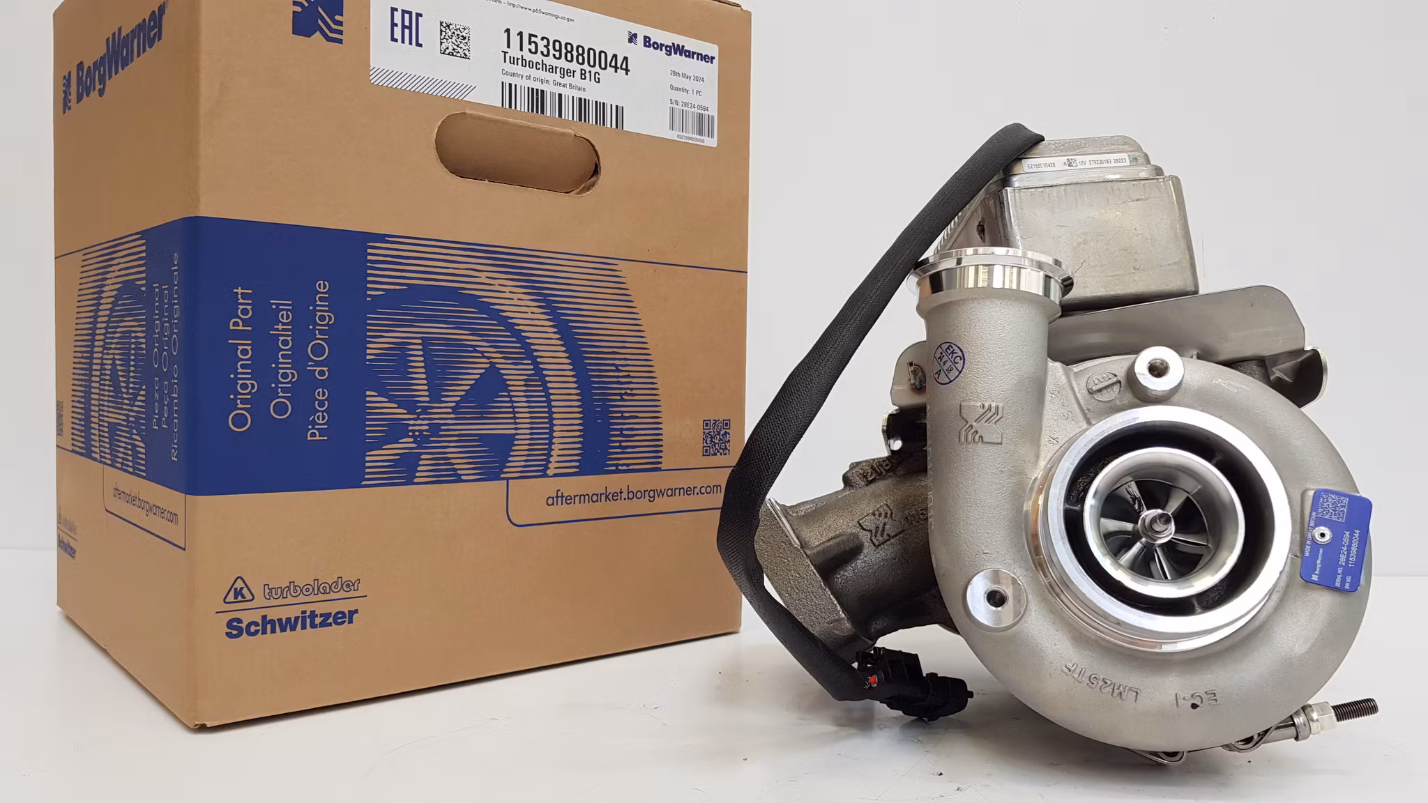 11539880044 - BorgWarner fabriksny originalturbo OEM : 4512299 04512299KZ  0451-2299 ( Bytesturbo )