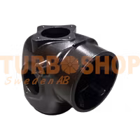 Avgasknä/avgaskrök rostfritt stål för Volvo Penta D4