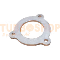 Downpipefläns TD04 Vinklat avgashus #7 Rostfri