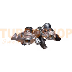 10009880162 / 10009880331 BorgWarner renoverad dubbelturbo Volvo : D4202 ( Storsäljare )