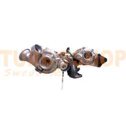 10009880162 / 10009880331 BorgWarner renoverad dubbelturbo Volvo : D4202 ( Storsäljare )