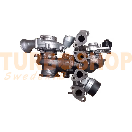 10009880162 / 10009880331 BorgWarner renoverad dubbelturbo Volvo : D4202 ( Storsäljare )