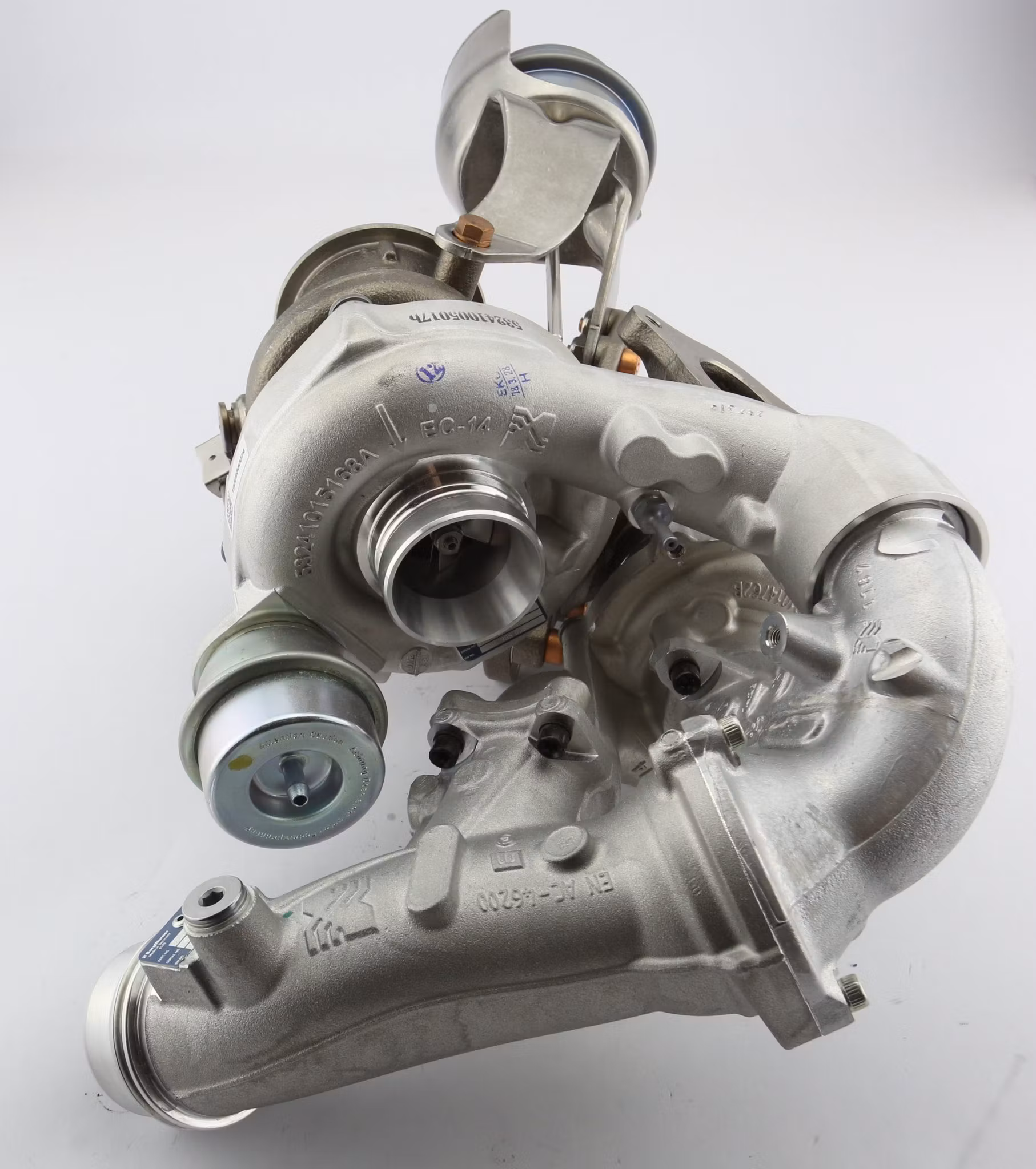 10009880070 - BorgWarner dubbelturbo renoverad originalturbo ( Bytesturbo )