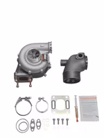 53269887200 Turboshop Solutions byteskit KAD300 fabriksny ersättningsturbo KAD300 + avgasknä samt Monteringssats OEM : 3583006, 3802125