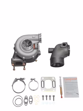 53269887200 Turboshop Solutions byteskit KAD300 fabriksny ersättningsturbo KAD300 + avgasknä samt Monteringssats OEM : 3583006, 3802125