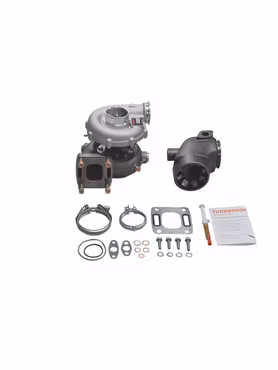 53269887200 Turboshop Solutions byteskit KAD300 fabriksny ersättningsturbo KAD300 + avgasknä samt Monteringssats OEM : 3583006, 3802125