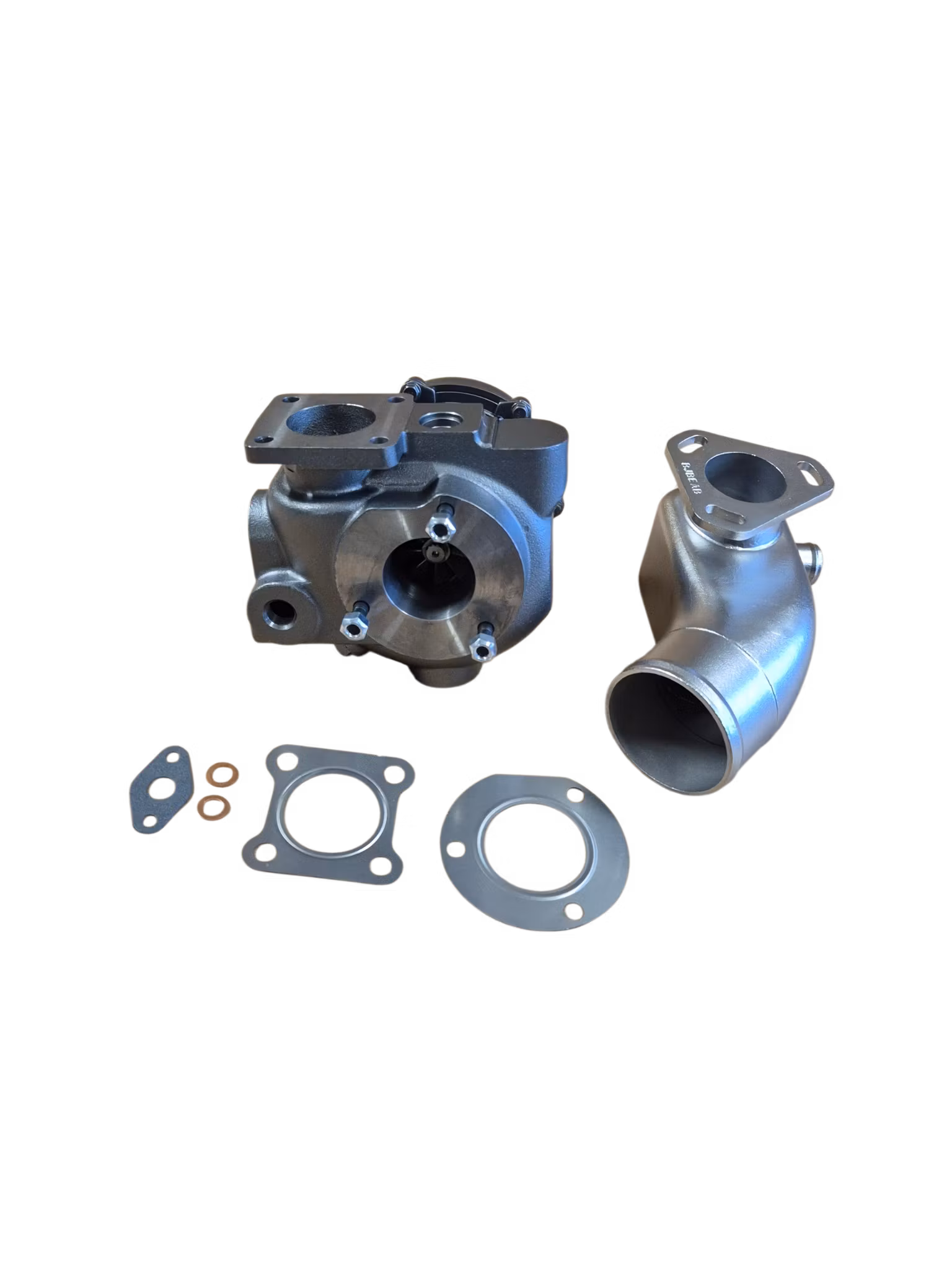 MY34 Billet Upgrade byteskit turbo,rostfritt avgasknä + monteringssats.
