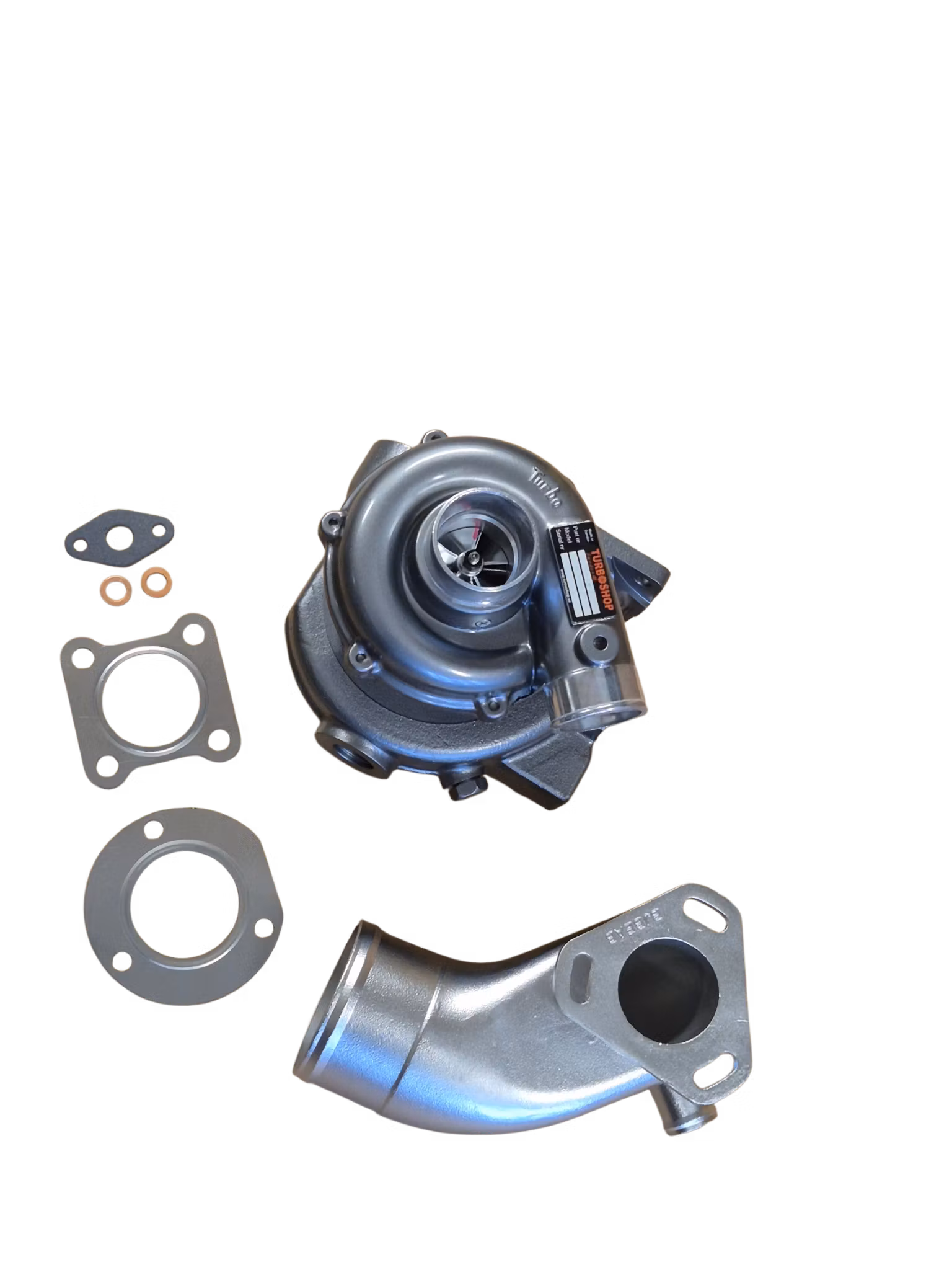 MY34 Billet Upgrade byteskit turbo,rostfritt avgasknä + monteringssats.