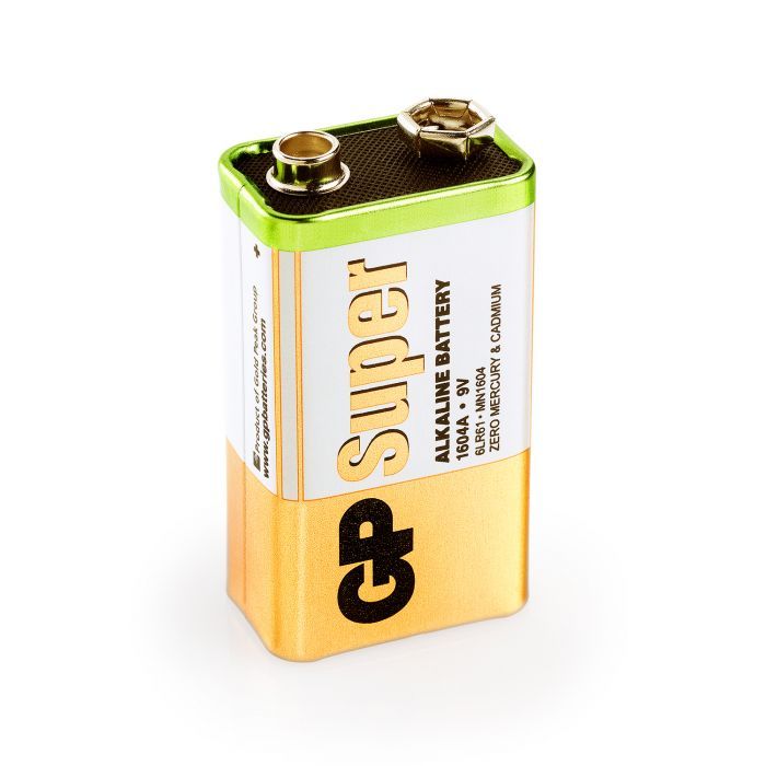 GP Super Alkaline 9V-batteri 1604A/6LF22 10-pack