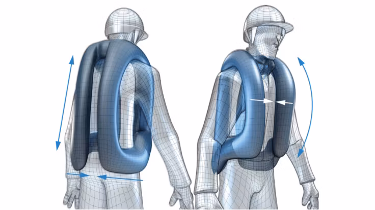 HELITE Air Jacket säkerhetsväst, ridning airbag + extra patron