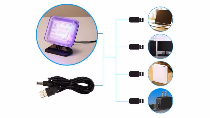 Simulerad TV (USB) som stöldskydd