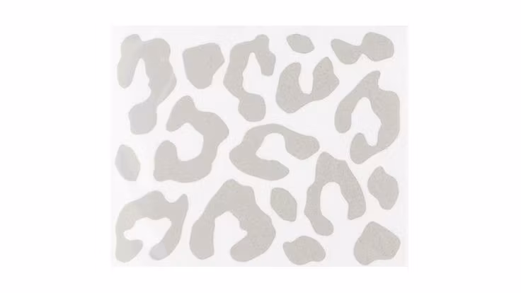 Bookman 17-pack reflexdekaler med leopardmönster