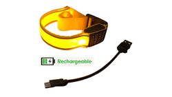 Blinkande LED band - Uppladdningsbart