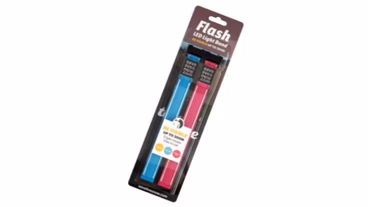 2-pack blinkande LED band - Flera olika färger