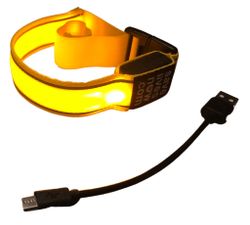 Blinkande LED band - Uppladdningsbart